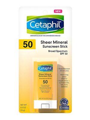 CETAPHIL Sheer Mineral Sunscreen Stick for Face, Body