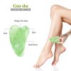 Anti-aging Face Jade Roller and Gua Sha Massage Tool Set