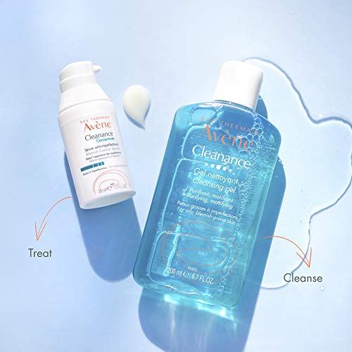 Discover Clear and Healthy Skin with Eau Thermale Avene Cleanance Cleansing Gel - 13.5 oz Alcohol-Free Solution for Acne-Prone and Oily Skin