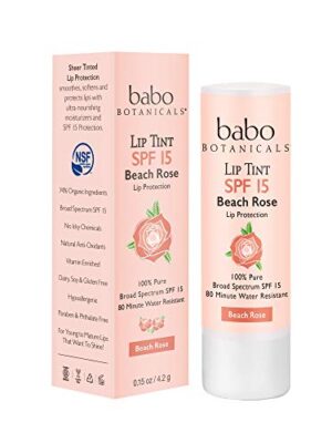 Babo Botanicals 70+% Organic Tinted Mineral Lip Conditioner