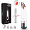 Rechargeable Blackhead Remover Vacuum with Hot Compress and Multiple Probes for Deep Pore Cleansing.