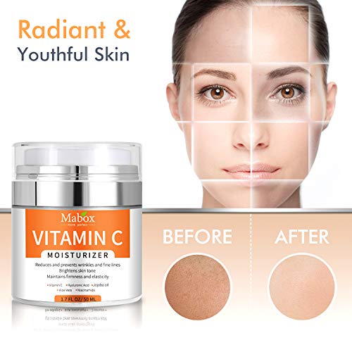 Mabox Vitamin C Skin Care Moisturizer Cream for Face and Body