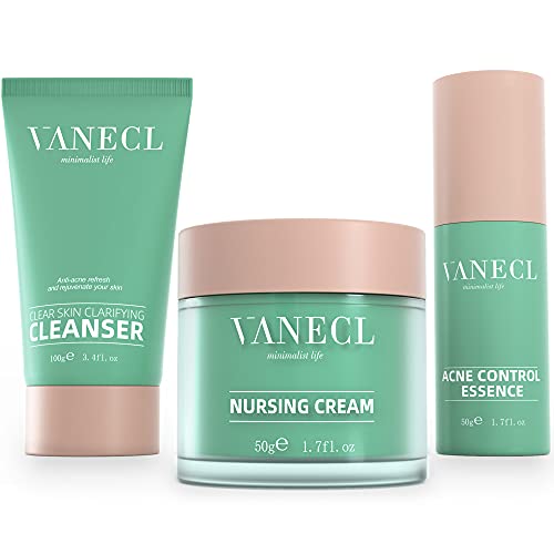 VANECL 3 Step Fast Acne Treatment with Clear Pore Acne Face Wash