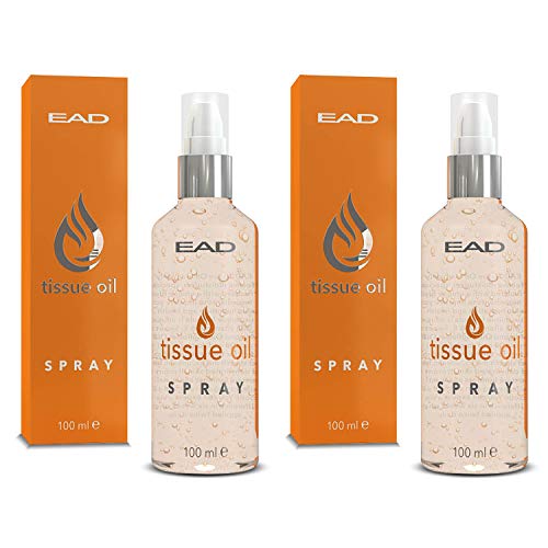 Revitalize Your Skin with EAD Tissue Oil Spray - A Multiuse Skincare Solution with Vitamin A and E to Reduce Scars, Uneven Skin Tone, and Dryness (2 pack, 100ml each).