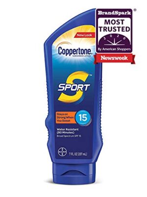 Coppertone SPORT Sunscreen Lotion Broad Spectrum SPF 15