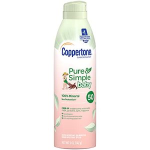 Coppertone Pure Simple Baby Mineral Spf 50 Spray