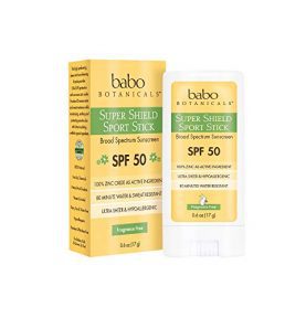 Babo Botanicals Super Shield Zinc Sport Stick Sunscreen SPF 50