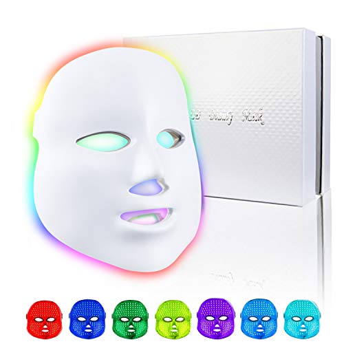 LED Mask Light Therapy, 7 Color Skin Rejuvenation Therapy
