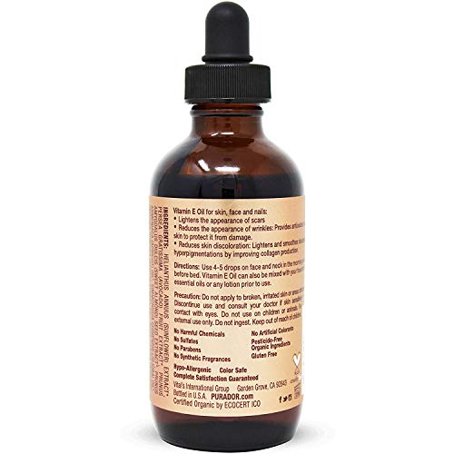 PURA D'OR Natural Vitamin E Oil: Your Ultimate Skin Savior! 🌿✨