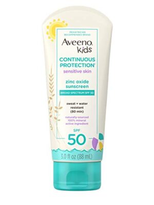 Aveeno Kids Continuous Protection Zinc Oxide