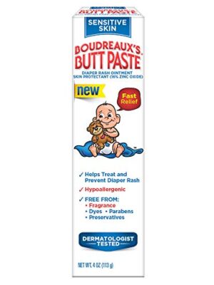 Boudreaux's Butt Paste Sensitive Skin Diaper Rash Ointment