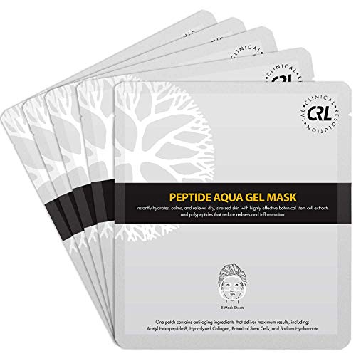 Instant Hydration Peptide Aqua Gel Mask Reduce Redness and Stinging Feeling