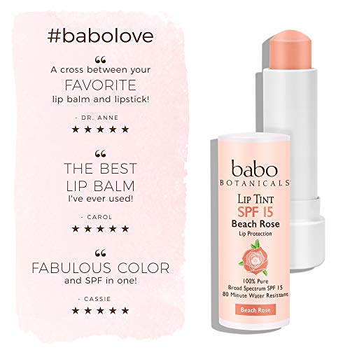 Babo Botanicals 70+% Organic Tinted Mineral Lip Conditioner