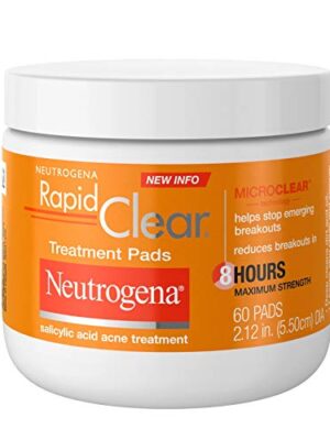 Neutrogena Rapid Clear Maximum Strength Acne Face Pads