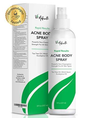 Body and Face Acne Spray Treatment with Benzoyl Peroxide