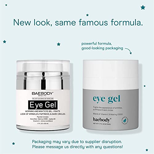 Baebody Eye Gel for Under and Around Eyes to Smooth Fine Lines