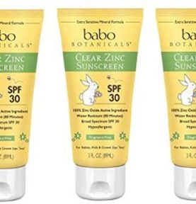 Sunscreen Spf 30, Unscented 3 Oz by Babo Botanicals
