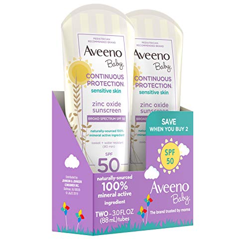 Aveeno Baby Continuous Protection Zinc Oxide