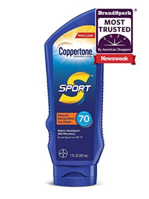 Coppertone SPORT Sunscreen Lotion Broad Spectrum SPF 70