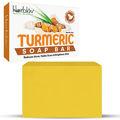 Turmeric Soap Bar for Face,Body - All Natural
