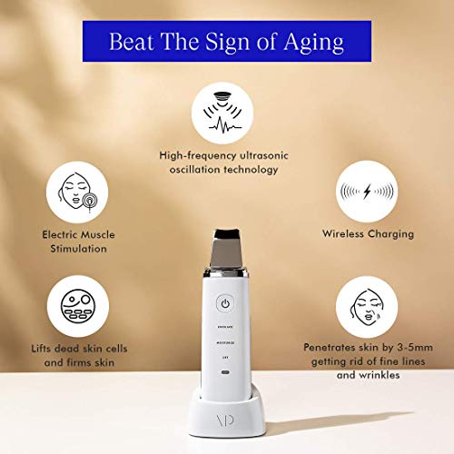 Wireless Charging Ultrasonic Lifting & Exfoliating Wand by Vanity Planet Essia