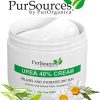 PurOrganica Urea 40% Foot Cream – With Pumice Stone and Brush