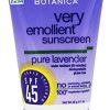 Alba Botanica Sunblock SPF 45 Lavender