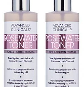 8oz Advanced Clinicals Rosewater Toner