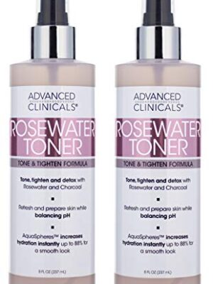8oz Advanced Clinicals Rosewater Toner