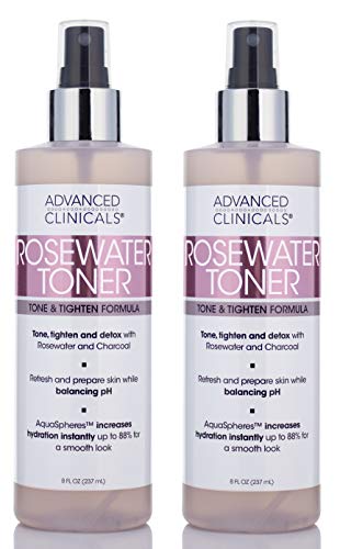 8oz Advanced Clinicals Rosewater Toner