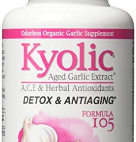 Kyolic Aged Garlic Extract Formula 105 Detox, Anti-Aging