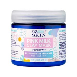 23 Skin Pink Milk Clay Mask, Soothing and Calming DIY