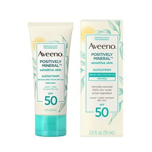 Aveeno Positively Mineral Sensitive Skin Daily Sunscreen Lotion