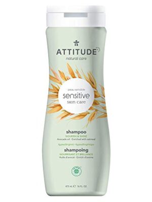 ATTITUDE Natural Shampoo for Sensitive Skin, Nourish and Shine