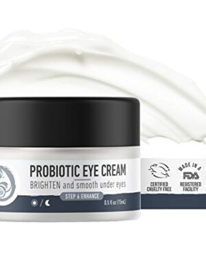 Brightening Probiotic Eye Cream For Dark Circles, Puffiness and Fine Lines
