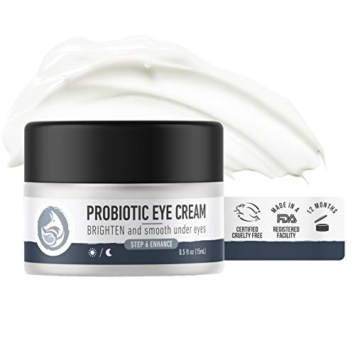 Brightening Probiotic Eye Cream For Dark Circles, Puffiness and Fine Lines