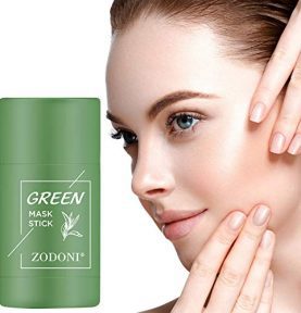 Green Tea Facial Cleanser Stick,Purifying Clay Stick Mask