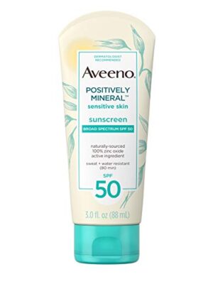 Aveeno Positively Mineral Sensitive Skin Daily Sunscreen Lotion