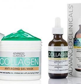Advanced Clinicals Anti-Aging Collagen Facial Skin Care Set.