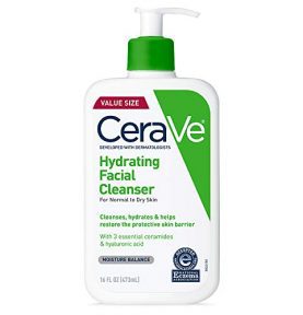 CeraVe Hydrating Facial Cleanser . Moisturizing Non-Foaming Face Wash