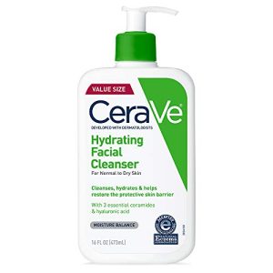 CeraVe Hydrating Facial Cleanser . Moisturizing Non-Foaming Face Wash