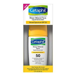 Cetaphil Sheer 100% Mineral Liquid Sunscreen for Face