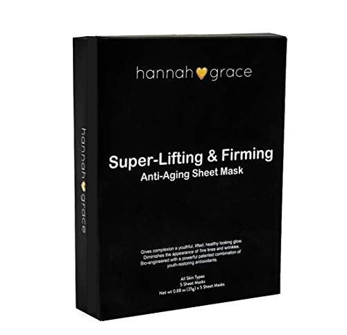 Hannah Grace super lifting and firming anti aging mask for face.