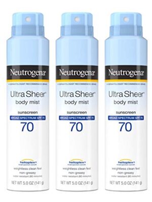 Neutrogena Ultra Sheer Body Mist Sunscreen Spray