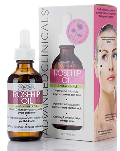 Advanced Clinicals Rosehip Oil Anti-wrinkle Face Oil