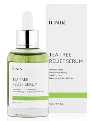 iUNIK Tea tree Relief Natural Facial Serum 1.71 Fl Oz