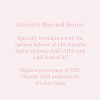 Youthful Skin with Alpha Skin Care Intensive Renewal Serum