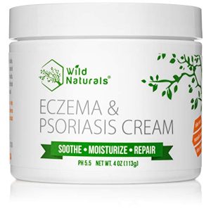 Wild Naturals Eczema Psoriasis Cream - for Dry, Irritated Skin