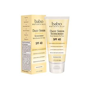Babo Botanicals Daily Sheer Mineral Face Sunscreen Lotion SPF 40