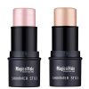 Cream Highlighter Stick Duo glowing shimmer sticks